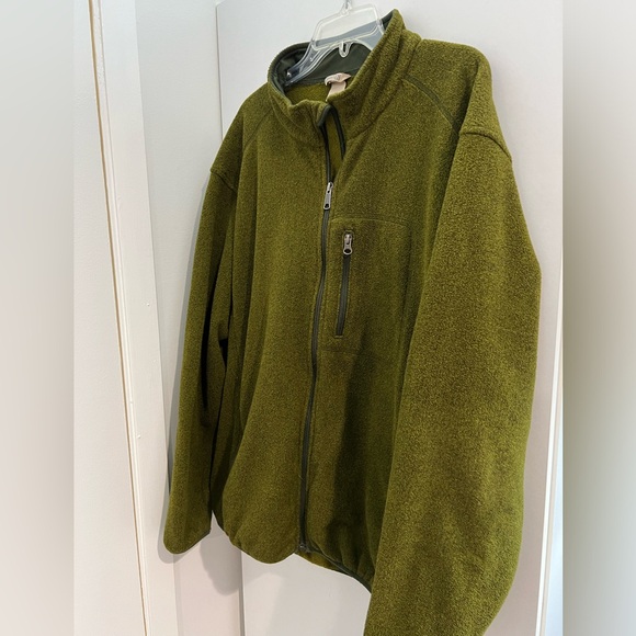 Duluth Trading Company Men's Green Full Zip Fleece Sweater Jacket Size XL - Picture 3 of 12